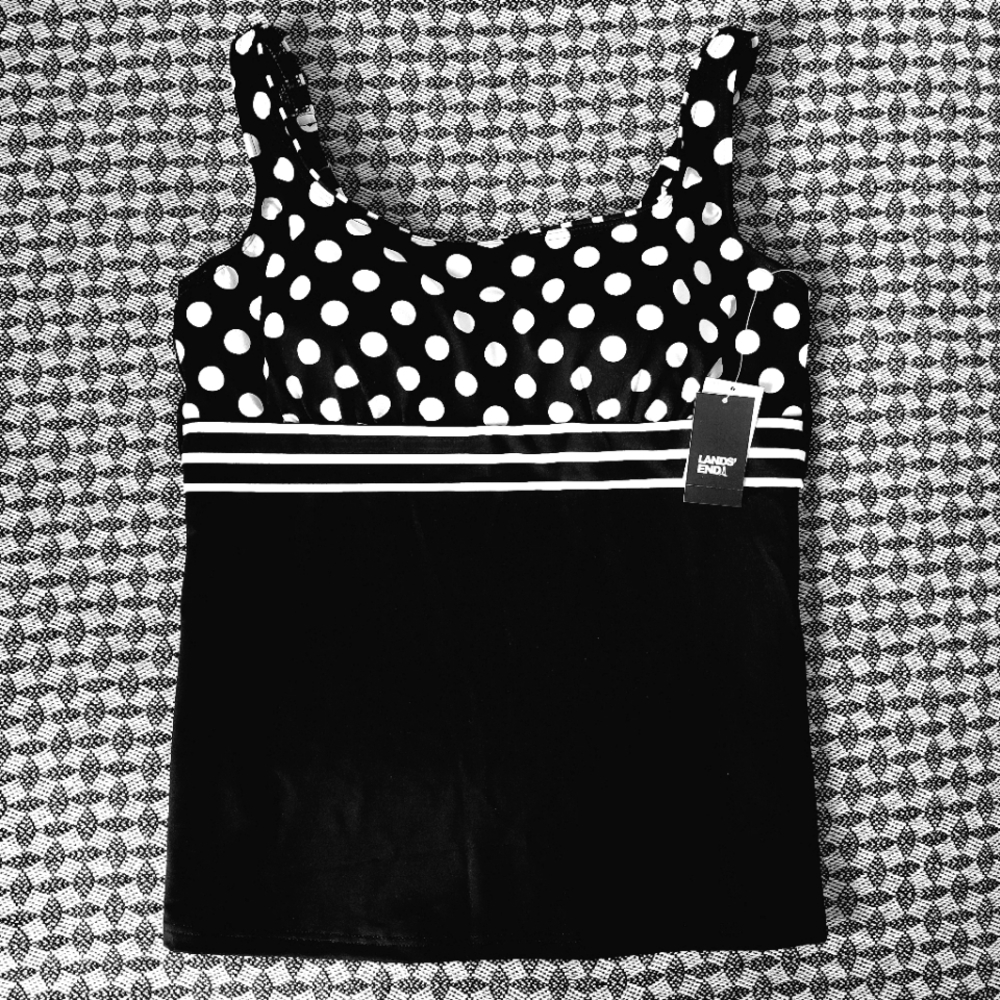 Lands' End swim top size 10